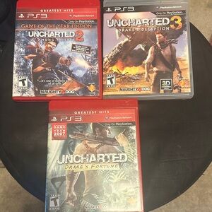 Uncharted PS3 Game Collection by - Red Cases